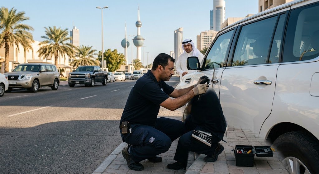 أفضل خدمات فتح سيارات المنقف بالكويت بأحدث الأجهزة وبدون خدش