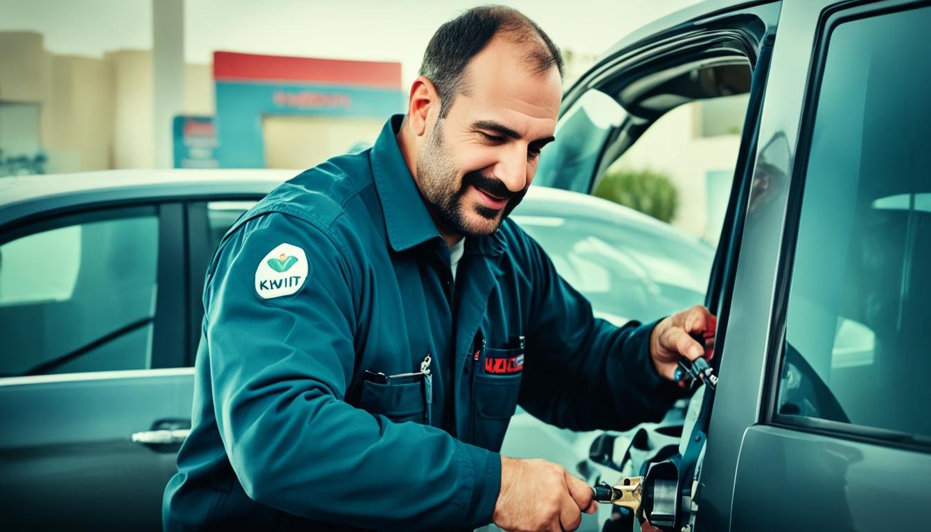 فتح باب سياره الكويت